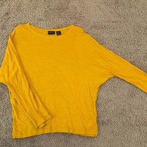 Mustard Yellow Tee Rachel Zoe Med